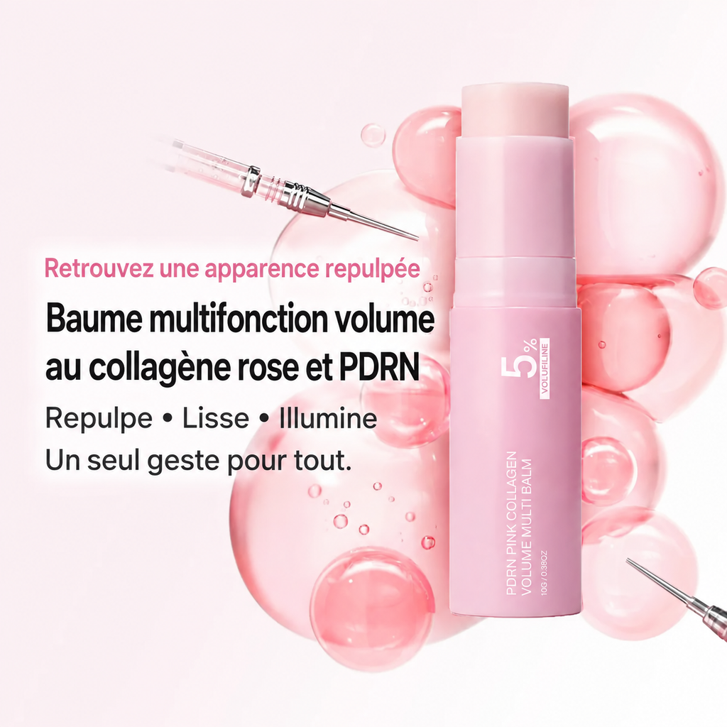 Stick Collagène Rose PDRN – Repulpe, Lisse & Illumine en 1 Geste | K-Beauty